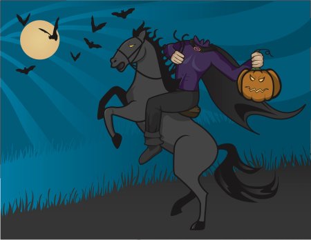 Всадник без головы мультяшный