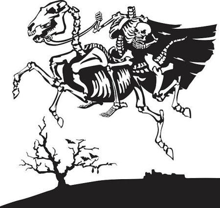 Всадник без головы чб