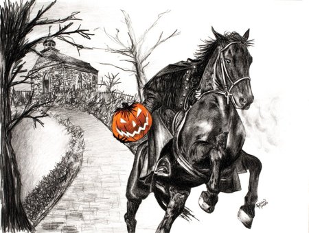 Сонная Лощина всадник без головы арт