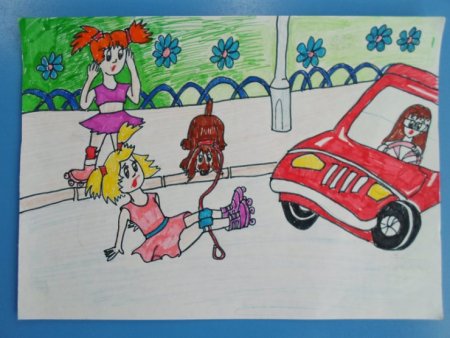 Рисунок по теме ДТП