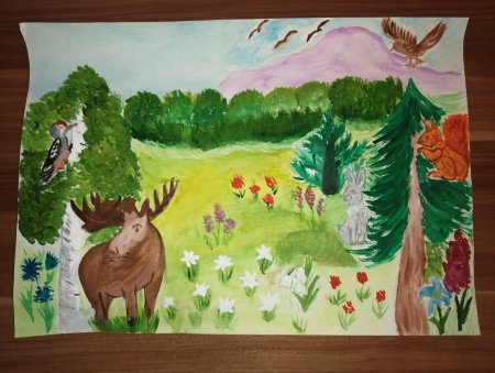 Заповедные уголки родного края рисунок на конкурс