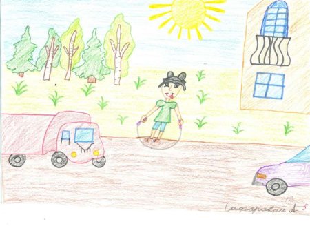 Рисунок на тему правила дорожного движения