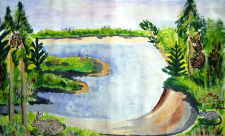 Красота родного края рисунки