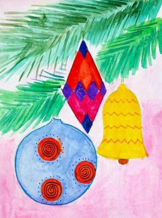 Рисование новый год