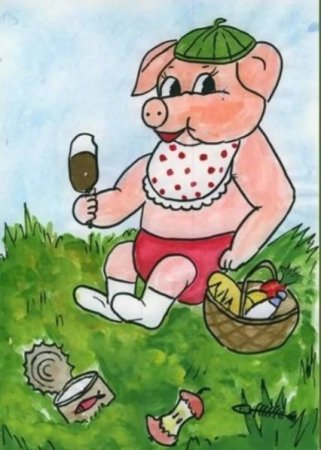 Рисунок не мусорить в лесу