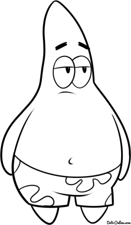 Патрик для срисовки