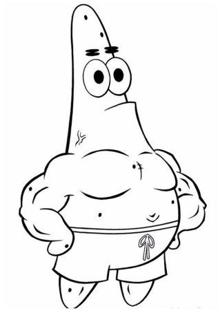 Разукрашку Патрик