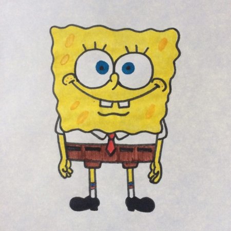 Патрик из Спанч Боба поэтапно