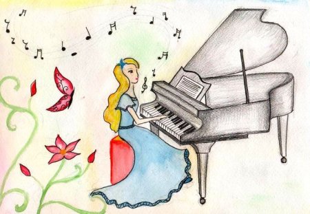 Рисунок к музыкальному произведению