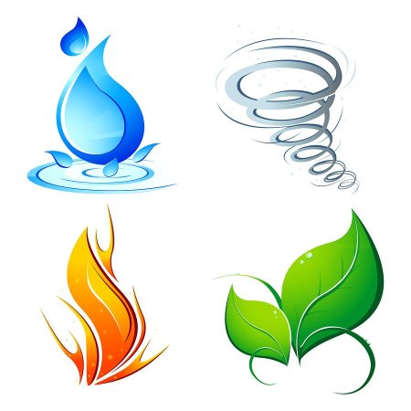 Четыре стихии земля вода огонь воздух для детей