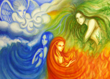 Стихии огонь вода воздух земля