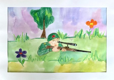 Защитник Отечества рисунок