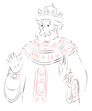 Царь Салтан рисунок