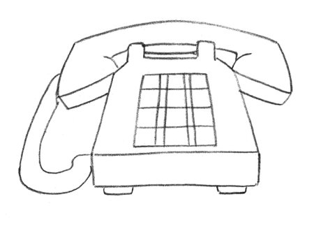 Дорисуй телефон