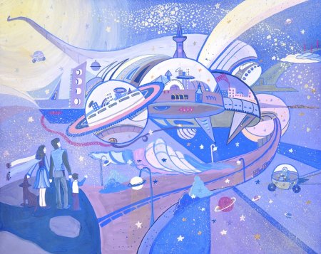 Рисунок на тему будущее