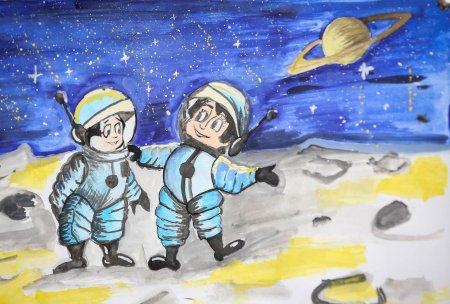 Космос рисунок