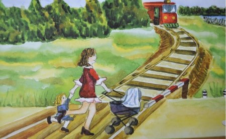 Безопасность на железной дороге рисунки