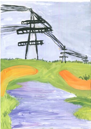 Детские рисунки на тему энергетики