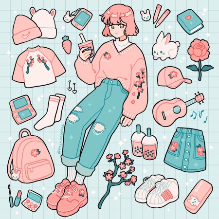 Рисунок смайлик разноцветный