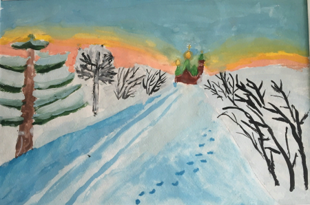 Александр Сергеевич Пушкин зимняя дорога