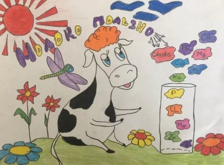 Рисование на тему молоко