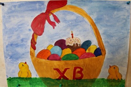 Пасхальный рисунок на конкурс