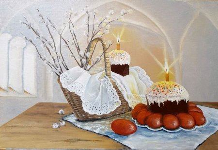 Светлая Пасха рисунок
