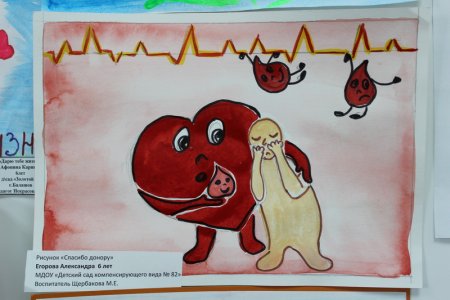 Конкурс рисунков донорство