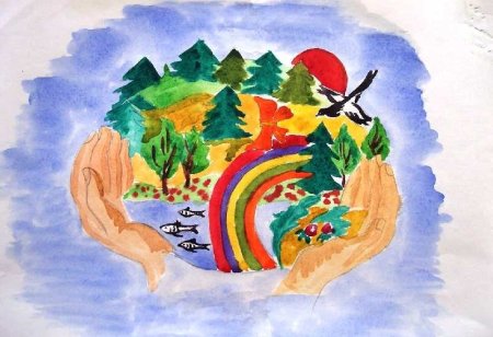 Рисунок на тему заповедник