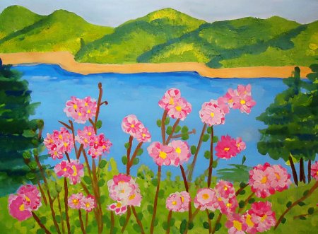 Рисунок на тему природа Кузбасса