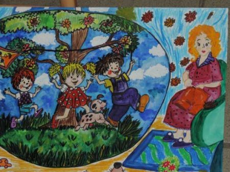 Радуга в детских рисунках