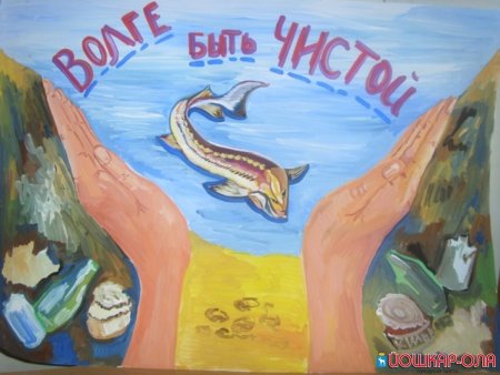 Плакат на тпму экологиивода