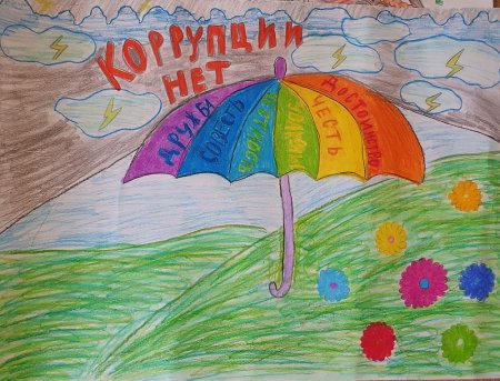 Рисунок на тему нет коррупции легко