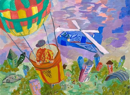 Композиция детские рисунки