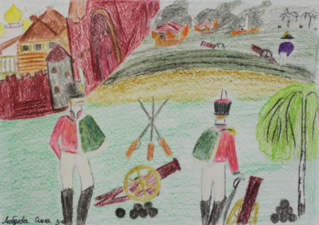 Детские рисунки на историческую тему