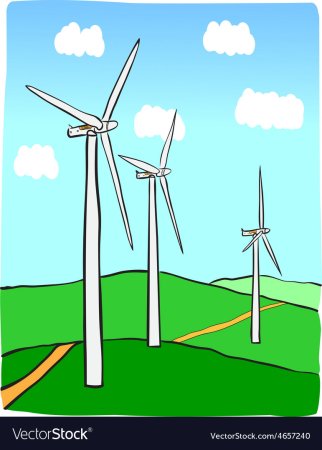 Ветрогенераторы рисунок