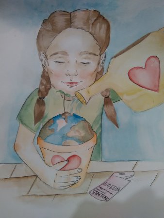 Рисунок на тему доброта