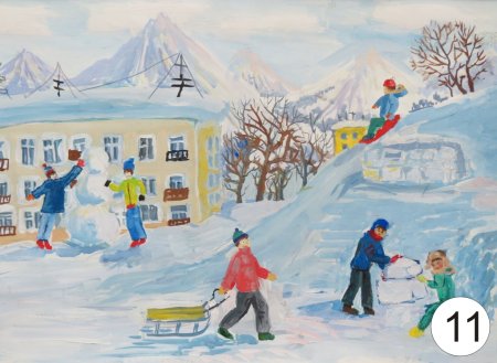 Зимние рисунки