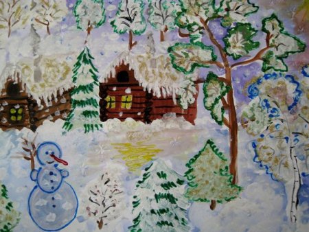 Новогодняя сказка рисунок