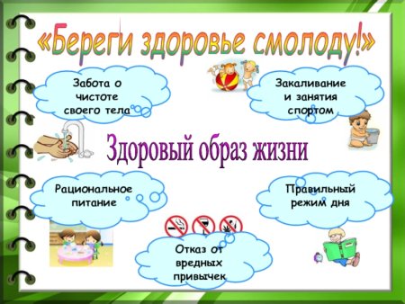 Берегите здоровье смолоду