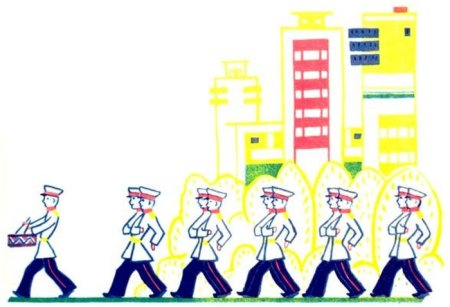 Марш рисунок