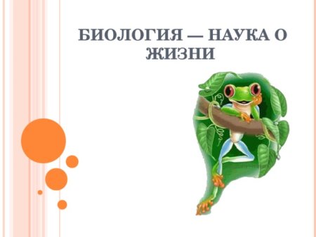 Биология наука о жизни