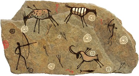 Наскальные рисунки на Камне