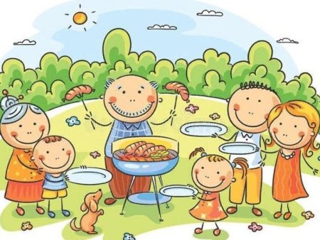 Рисунок пикник на природе