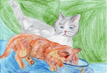 Экологический рисунок домашние питомцы