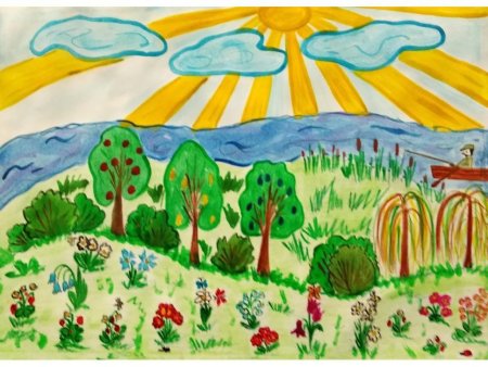Рисунки родного края детские