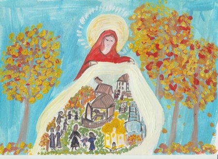 Рисунки Покрова Пресвятой Богородице