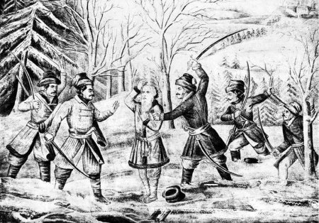 Иллюстрация к подвигу Ивана Сусанина