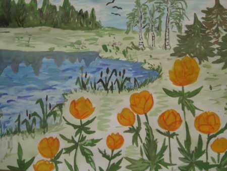 Природа Удмуртии рисунок