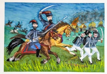 Славься казачество рисунки